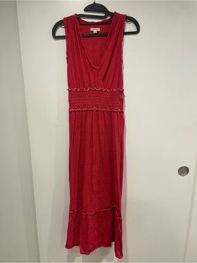 *ALTERED* Red Striped Maxi Dress from Max Studio